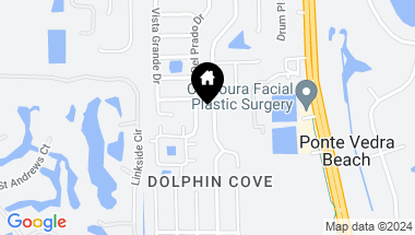 Map of 89 DOLPHIN Boulevard E, Ponte Vedra Beach FL, 32082