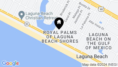 Map of 19914 Front Beach Road, Panama City Beach FL, 32413