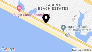 Map of 20405 Front Beach Road, Panama City Beach FL, 32413