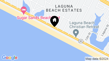 Map of 20407 Front Beach Road, Panama City Beach FL, 32413