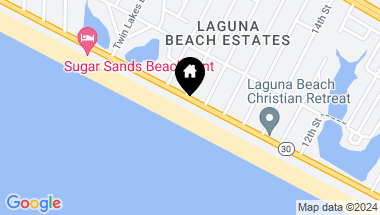 Map of 20411 Front Beach Road, Panama City Beach FL, 32413