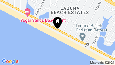 Map of 20417 Front Beach Road, Panama City Beach FL, 32413