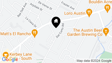 Map of 2505 Bluebonnet Ave # 11, Austin TX, 78704