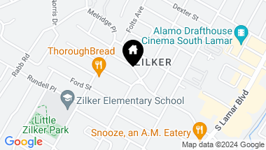 Map of 1805 Collier ST, Austin TX, 78704