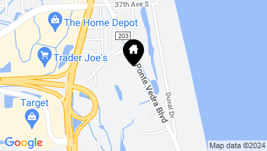 Map of 4096 PONTE VEDRA Boulevard, Jacksonville Beach FL, 32250