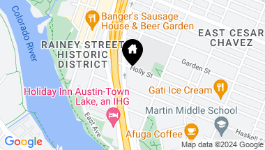 Map of 1005 Holly ST, Austin TX, 78702