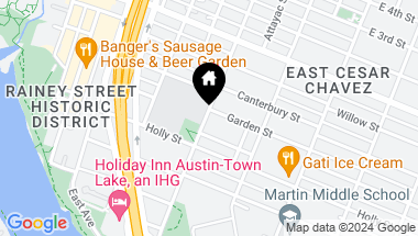 Map of 1201 Garden ST, Austin TX, 78702