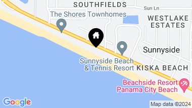 Map of 22405 Front Beach A & B Road A, Panama City Beach FL, 32413