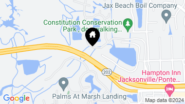 Map of 3560 SANCTUARY Boulevard, Jacksonville Beach FL, 32250