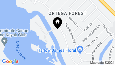 Map of 4720 ORTEGA FOREST Drive, JACKSONVILLE FL, 32210