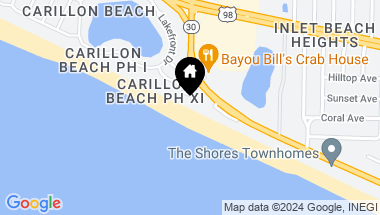 Map of 517 Beachside Gardens, Panama City Beach FL, 32413