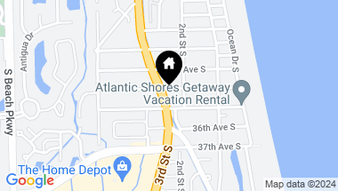 Map of 0 34TH Avenue S, Jacksonville Beach FL, 32250