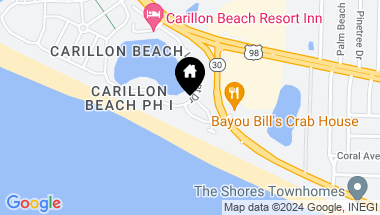 Map of 397 BEACHSIDE Drive, Panama City Beach FL, 32413