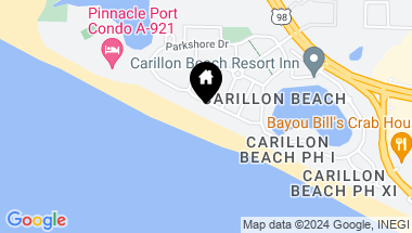 Map of 310 Beachside Drive, Panama City Beach FL, 32413