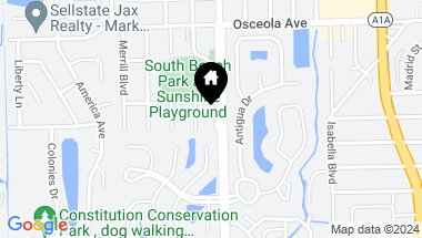 Map of 3182 SUNSHINE Court, Jacksonville Beach FL, 32250