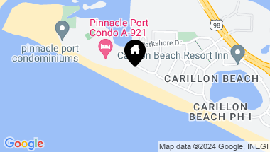 Map of 282 Beachside Drive, Panama City Beach FL, 32413