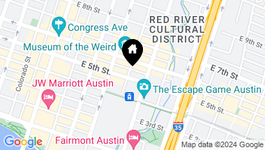 Map of 503 Neches ST, Austin TX, 78701