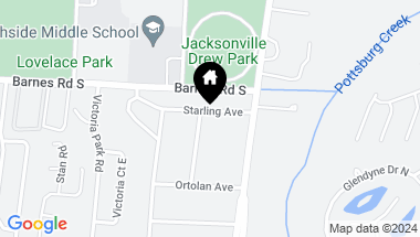 Map of 6610 STARLING Avenue, Jacksonville FL, 32216
