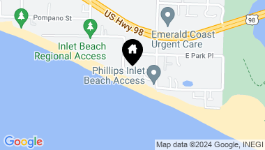 Map of 94 S Emerald Cove Lane, Inlet Beach FL, 32461