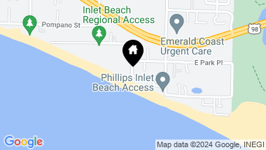 Map of 91 N Emerald Cove Lane, Inlet Beach FL, 32461