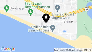 Map of 76 Emerald Cove Lane S, Inlet Beach FL, 32461