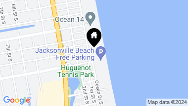 Map of 1505 1ST Street S, 302, JACKSONVILLE BEACH FL, 32250