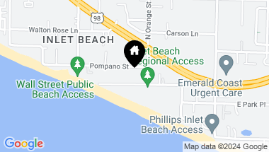 Map of 55 Pompano Street, Inlet Beach FL, 32461