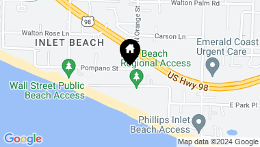 Map of Lot 5 Pompano Place, Inlet Beach FL, 32461