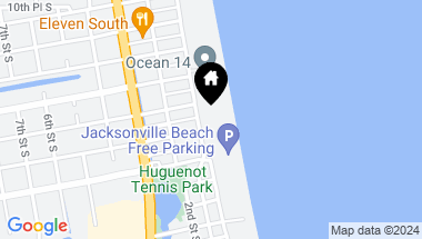 Map of 1401 1ST Street S, 502, Jacksonville Beach FL, 32250