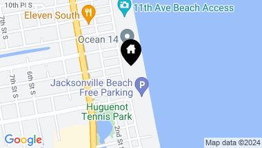 Map of 1401 1ST Street S, 501, Jacksonville Beach FL, 32250