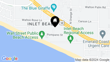 Map of 42 Seven Palms Drive, Inlet Beach FL, 32461