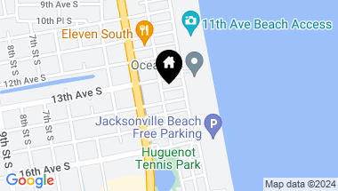 Map of 139 14TH Avenue S, JACKSONVILLE BEACH FL, 32250