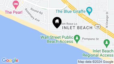 Map of 256 Winston Lane, Inlet Beach FL, 32461