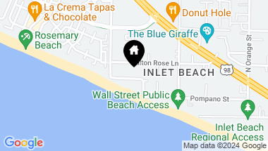 Map of 273 Winston Lane, Inlet Beach FL, 32461