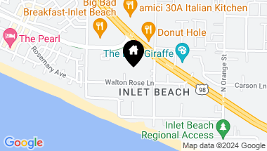 Map of Lot 88 Walton Rose Lane, Inlet Beach FL, 32461