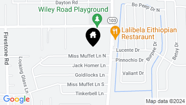 Map of 6777 MISS MUFFET Lane N, Jacksonville FL, 32210