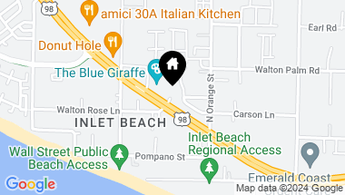 Map of 13161 US-98, Inlet Beach FL, 32461
