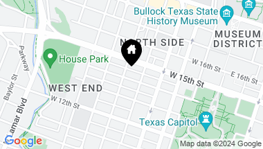 Map of 506 W 14th ST # B, Austin TX, 78701