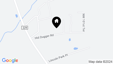 Map of 14693 HID DUGGER Road, SANDERSON FL, 32087