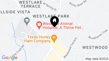 Map of 110 Reveille RD, West Lake Hills TX, 78746