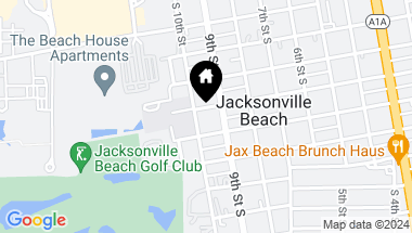 Map of 922 3RD Avenue S, Jacksonville Beach FL, 32250