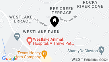 Map of 208 Reveille RD, West Lake Hills TX, 78746