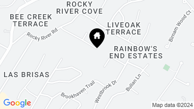 Map of 618 Rocky Ledge RD, West Lake Hills TX, 78746