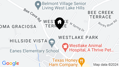 Map of 200 Westhaven DR, West Lake Hills TX, 78746