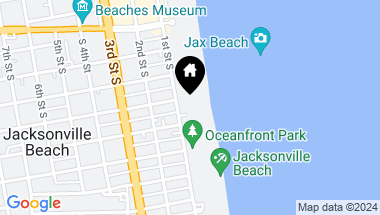 Map of 50 3RD Avenue S, 702, JACKSONVILLE BEACH FL, 32250