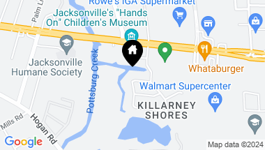 Map of 8601 EMERALD ISLE Circle N, JACKSONVILLE FL, 32216