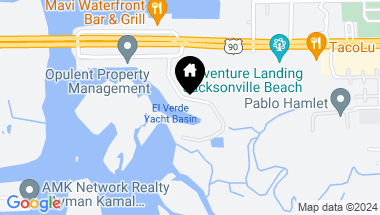 Map of 16 HOPSON Road, Jacksonville Beach FL, 32250