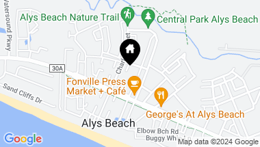 Map of 35 Lady Bug Court, Inlet Beach FL, 32461