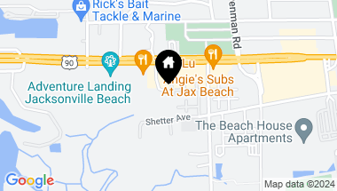 Map of 52 JARDIN DE MER Place, 52, Jacksonville Beach FL, 32250