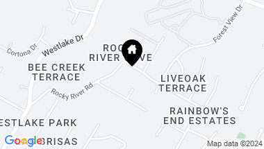 Map of 705 Rocky River RD, West Lake Hills TX, 78746